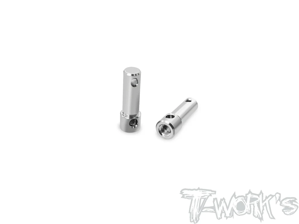 T-Work`s 64 Titanium Adapter for Gear Diff Outdrive Xray X4`26 (2)