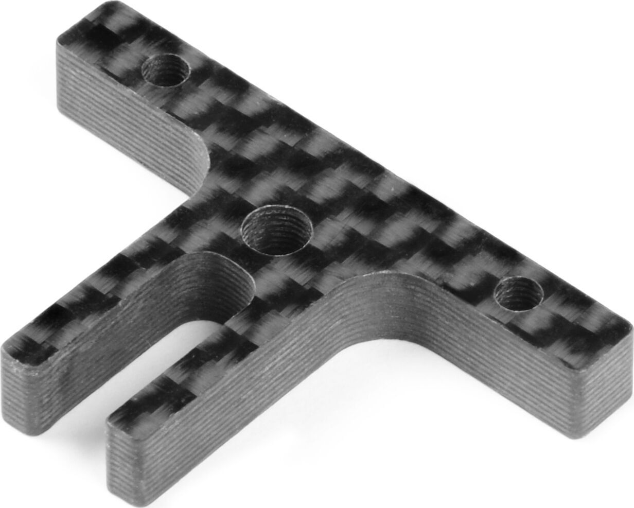 XRAY X12-2023 Carbon Graphite Battery Backstop Middle 4,0mm