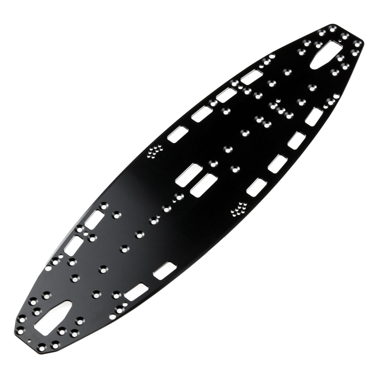 WeiRC Aluminum Chassis 1,5mm for Awesomatix A800RR (78g) - Black