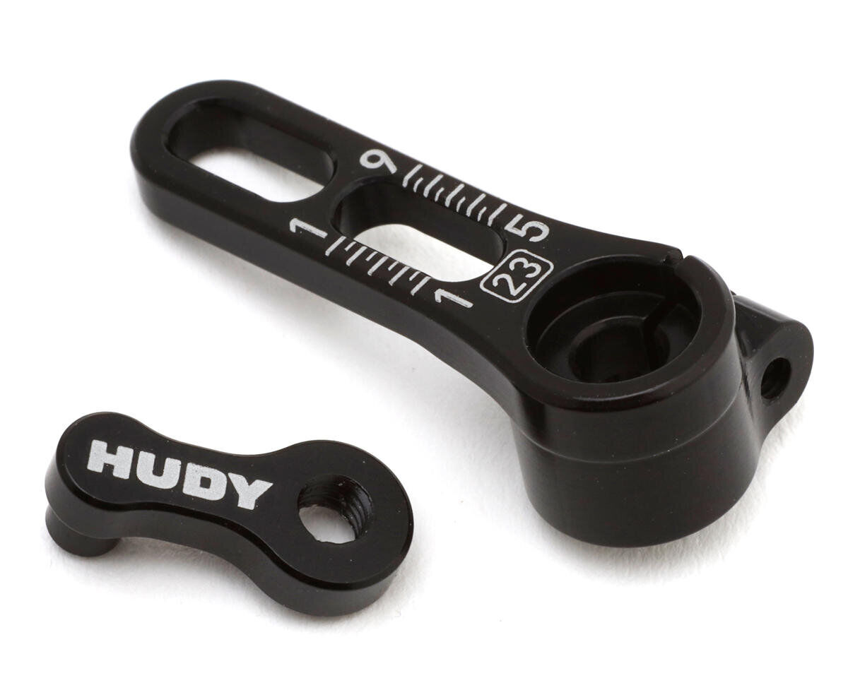 HUDY Adjustable Aluminum Servo Horn 23T for Ko Propo & JR Sanwa (15-19mm)
