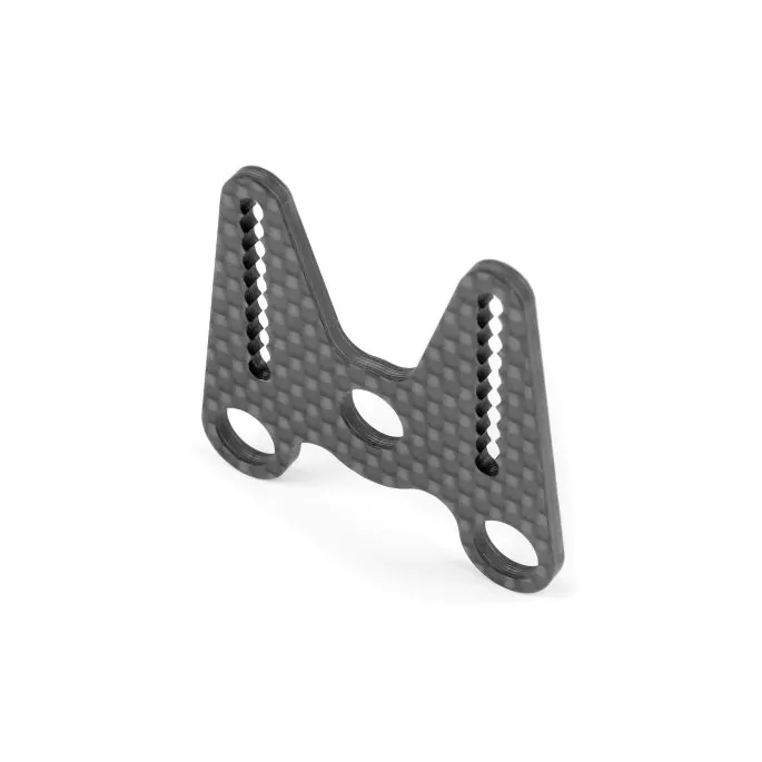 XRAY X1-2025 Carbon Rear Wing Mount for 1-Piece Chassis (1)