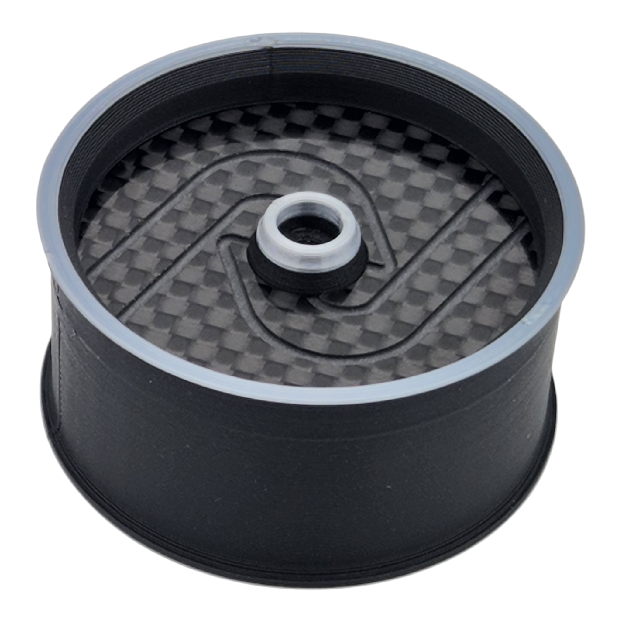 INOV8 3DX Kohlefaser Lenkrad für Sanwa M17/MT44/MT5 - Silber (1)