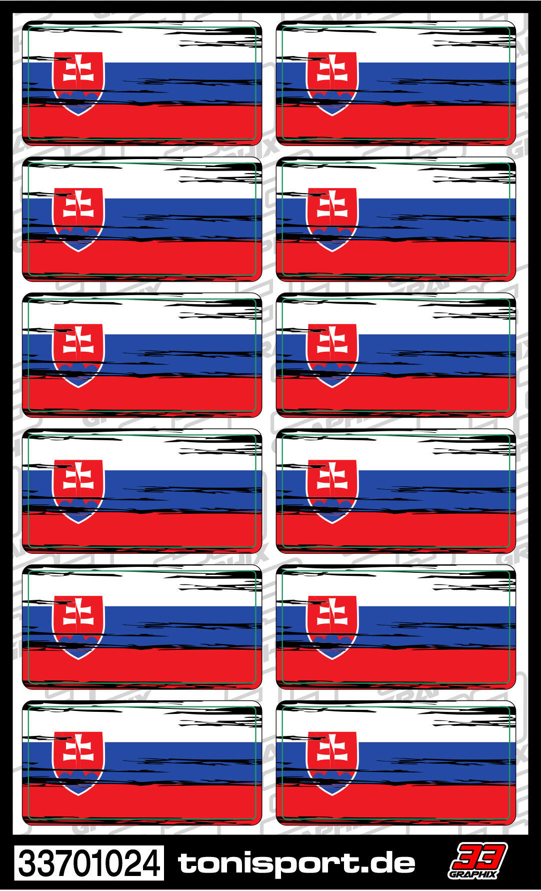 33Graphix Winglet Flag Sticker - Slovakia (12)