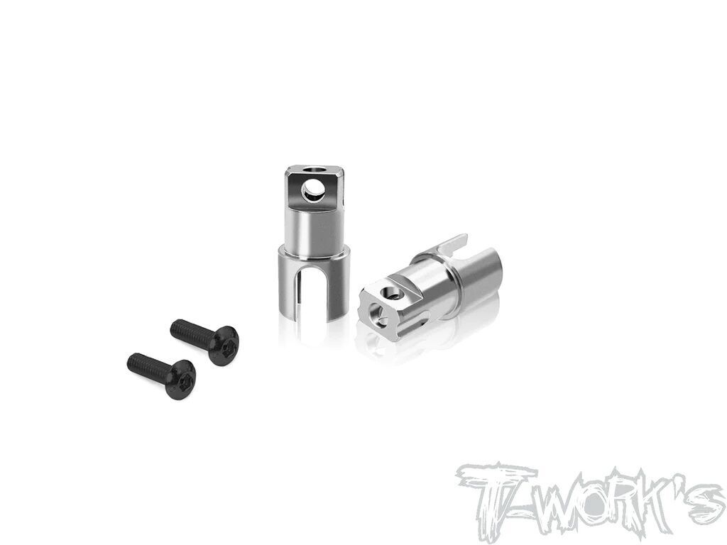 T-Work`s Titanium BB Spool Outdrives for Xray X4-2024 (2)