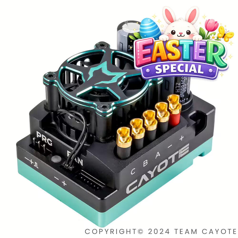 CAYOTE Racing CREST 8 EVO Fahrtenregler ESC 1:8 200A