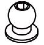 AXON TC10/3 Aluminium Kugelkopf 5mm (4)