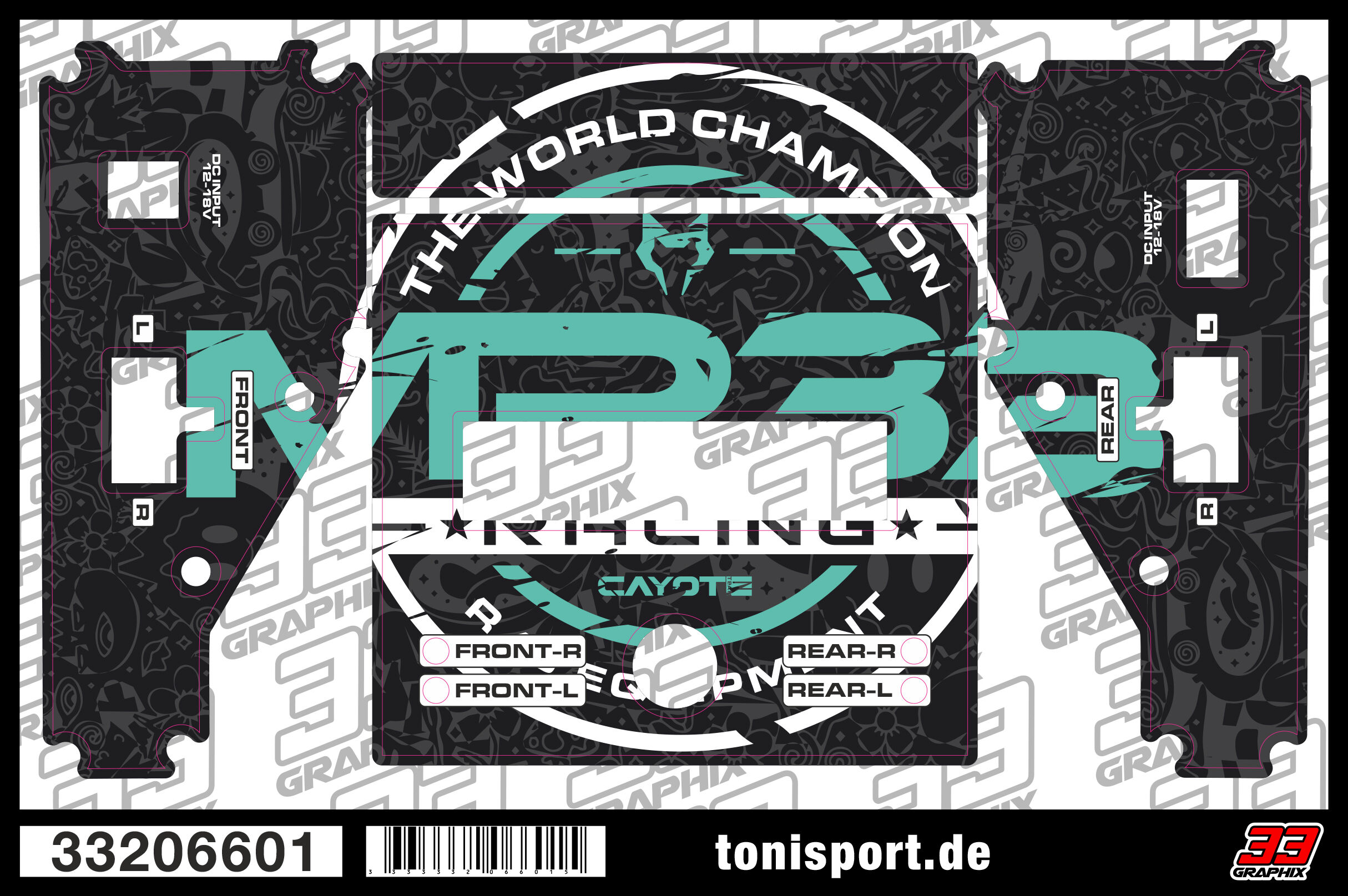 33206601 - MR33 goes Cayote - SkyRC Reifenheizdecken-Station Skin 33206601 - MR33 goes Cayote - SkyRC Reifenheizdecken-Station Skin