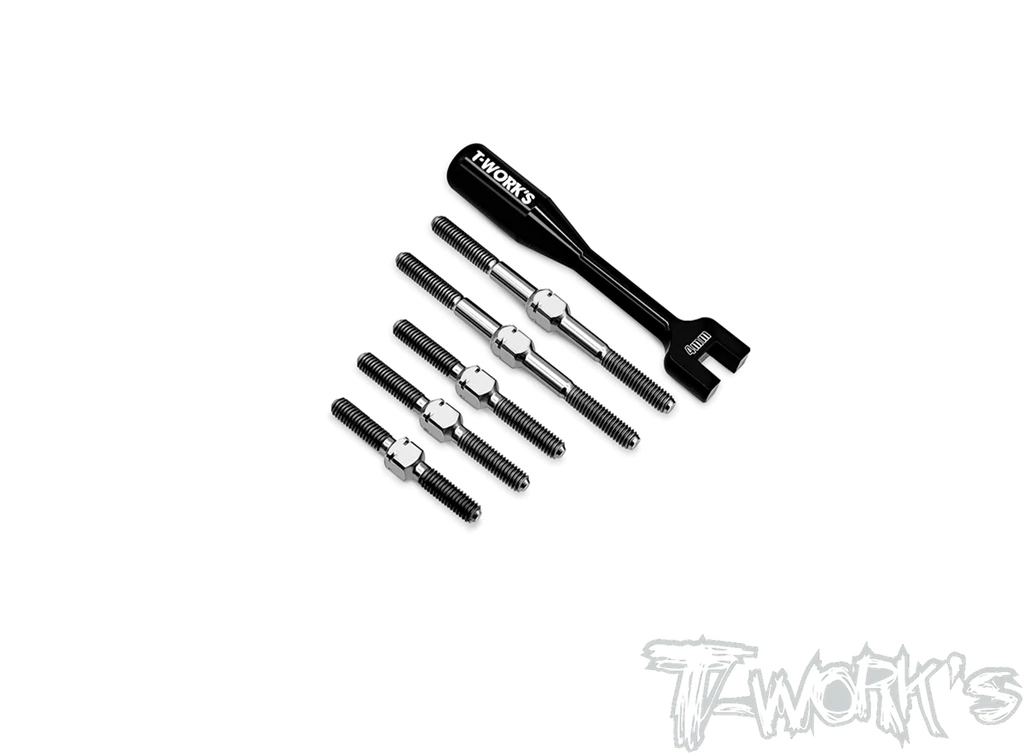 T-Work´s 64 Titan Spurstangen Set für Xray X4F