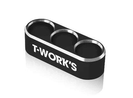 T-Work`s Aluminum Wire Clamp 3-Hole 4,5mm (1)