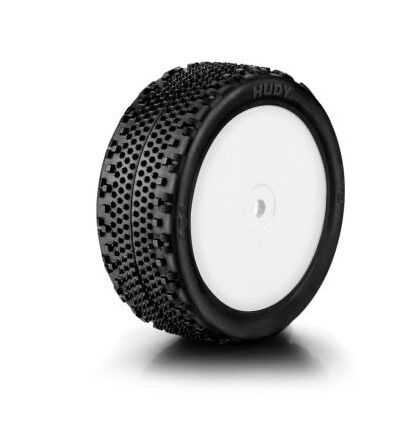 HUDY Astro Offroad 4WD Tire Pre-glued 1:10 - Front 101A Soft (2)
