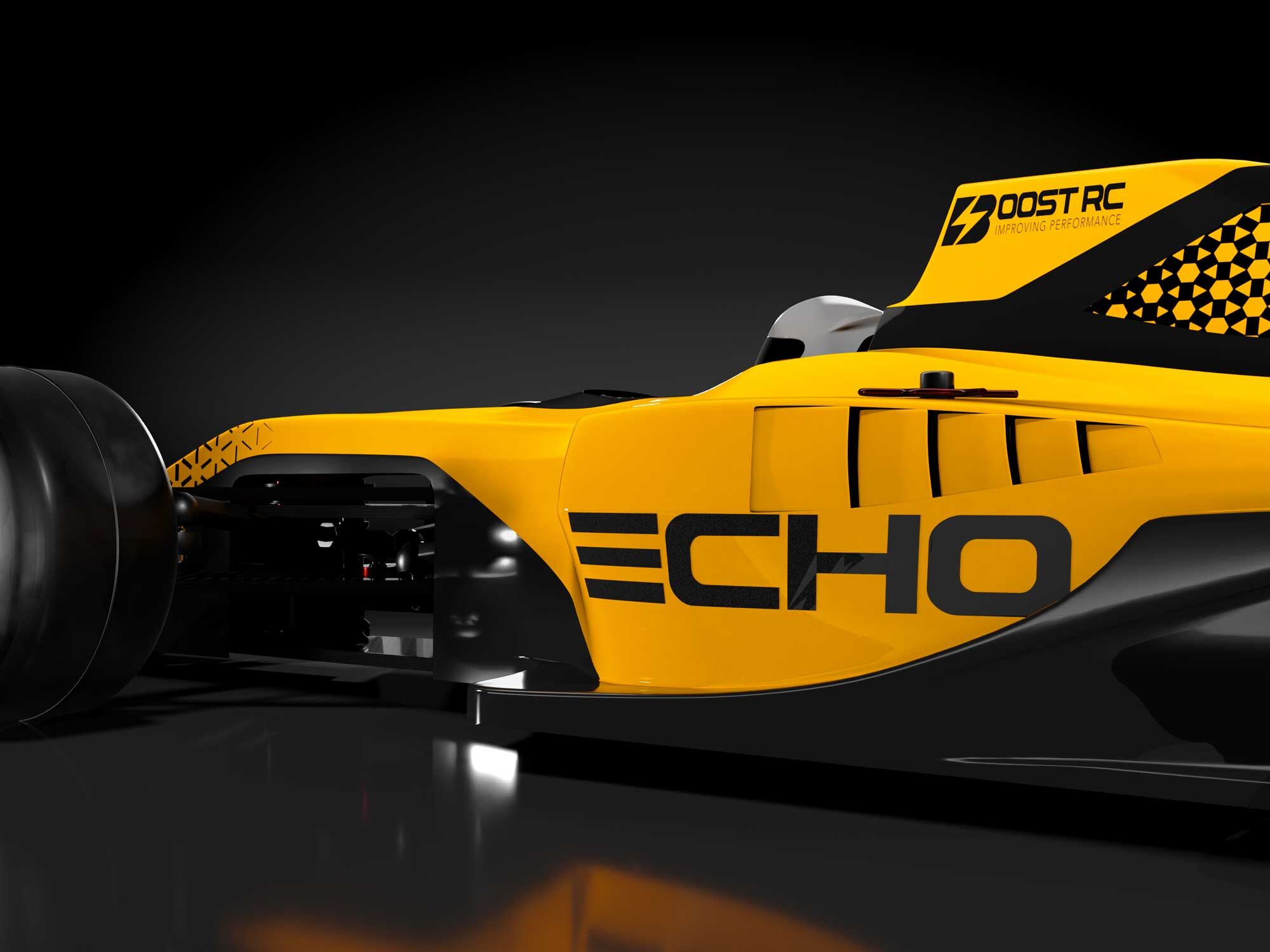 Boost RC Echo F1 Body Shell 0,7mm (clear) | BRC-ECHOF1