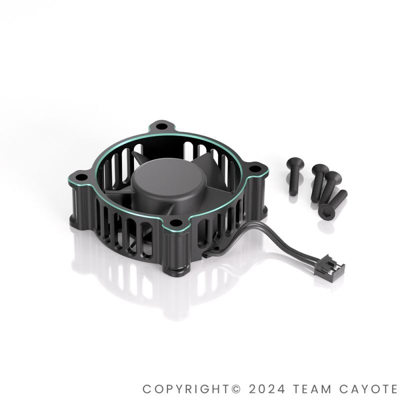 CAYOTE Crest8 (Evo) Aluminium Lüfter 30x30x10mm - Aurora Grün