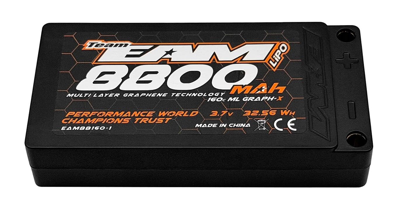 Team EAM - Multi Layer Graph-X 8800mAh - 160C -  3,7V - 163g -  1S 1:12 LiPo
