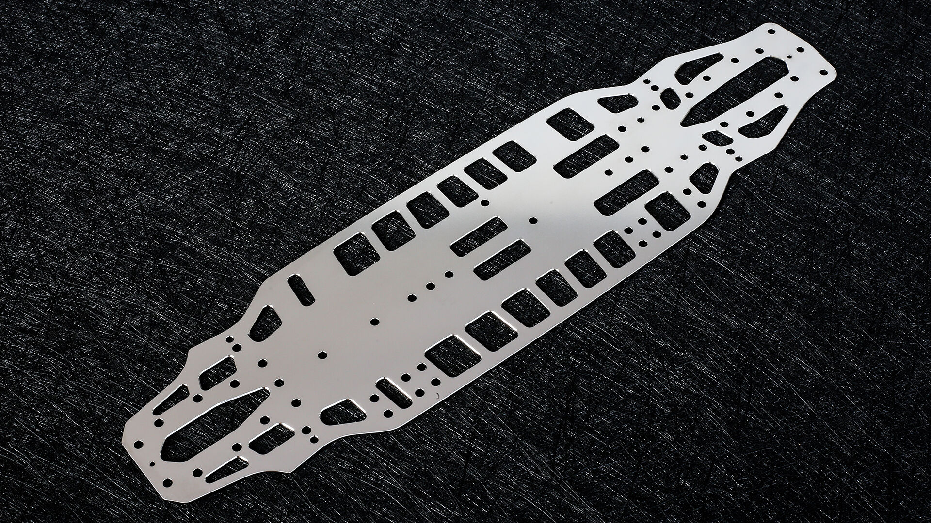 WeiRC Stahl Chassis 1,2mm für Tamiya TRF-421 (142g)