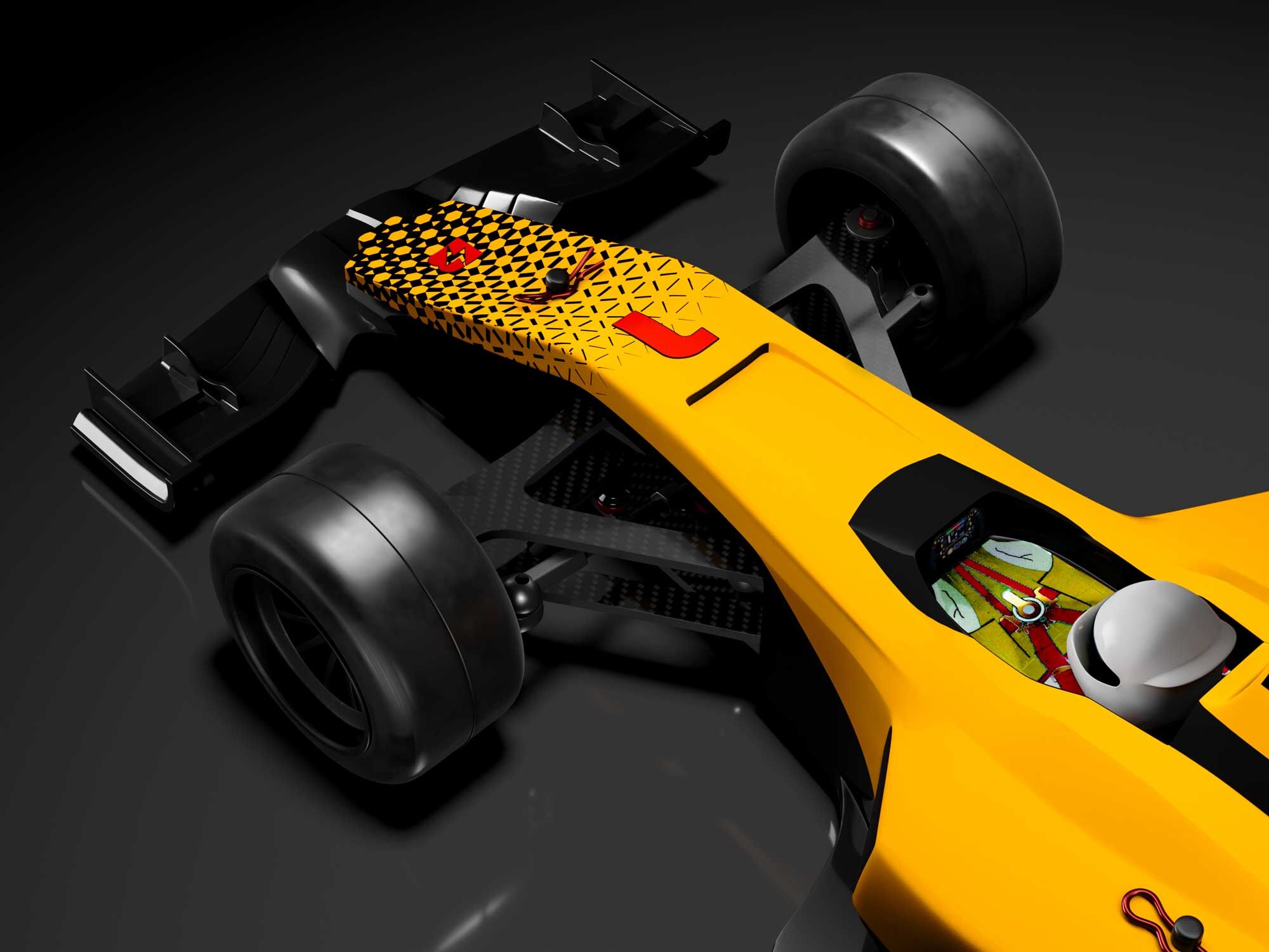 BRC-ECHOF1 Boost RC Echo F1 Karosserie 0,7mm (unlackiert) (9)