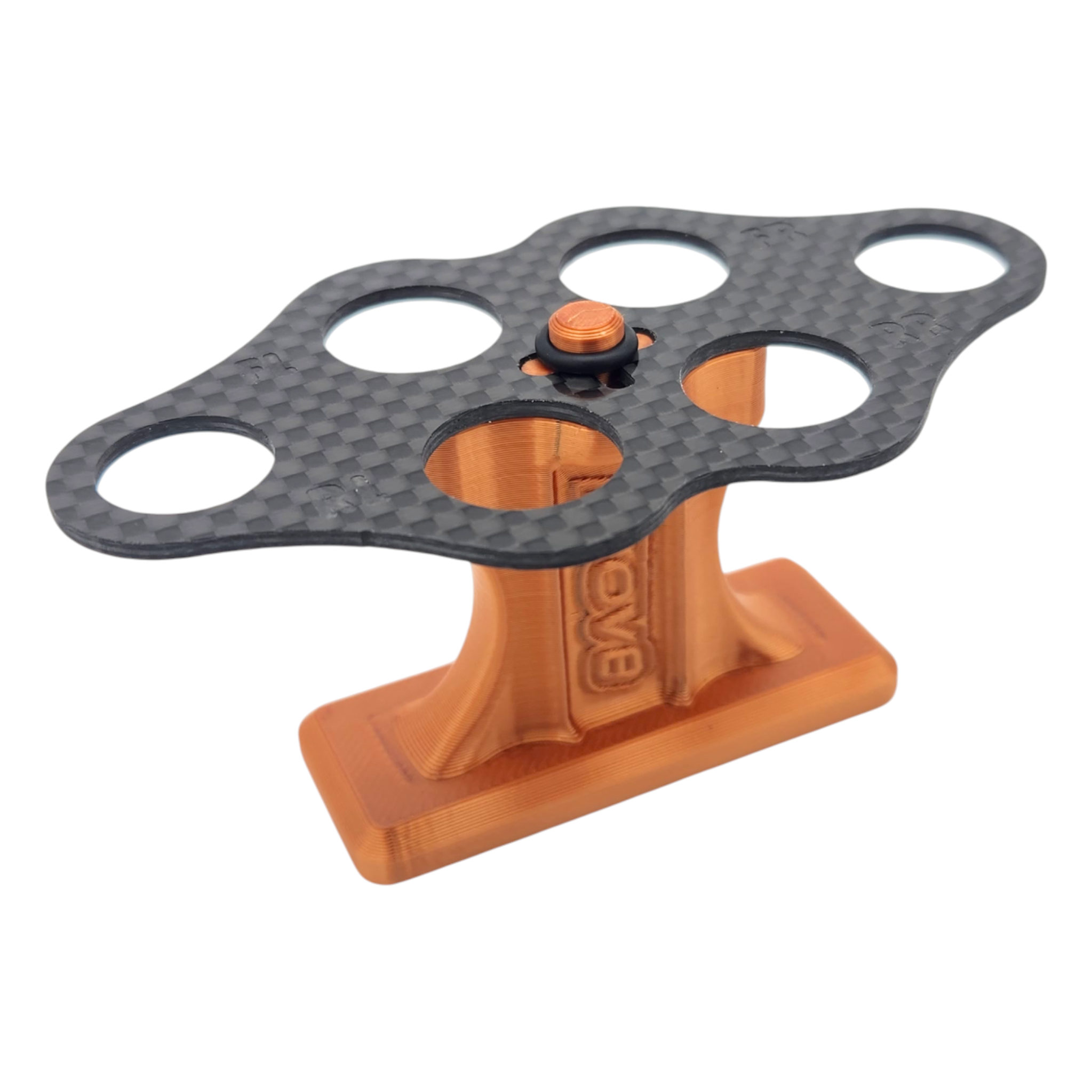 INOV8 3DX Kohlefaser 1:10 Onroad Dämpfer/Diff Rebuild Stand - Bronze