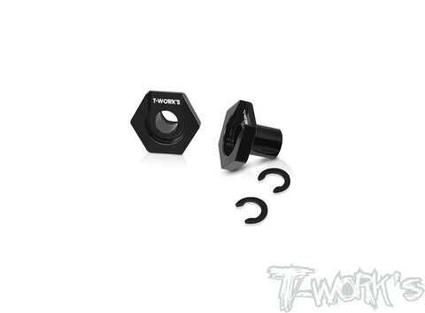 T-Work`s 6mm Radmitnehmer für Xray X4 (2)