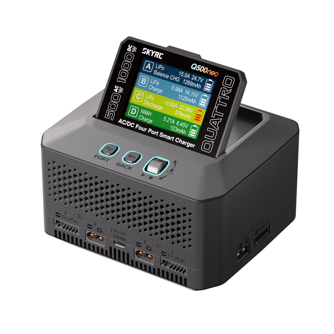 SK-100232-01 SkyRC Q500 Neo Ladegert 15A 500W