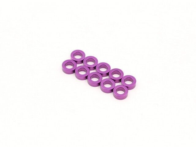 Destiny Aluminium Unterlegscheibe 3,0 x 5,5 x 2,0mm - Lila (10)