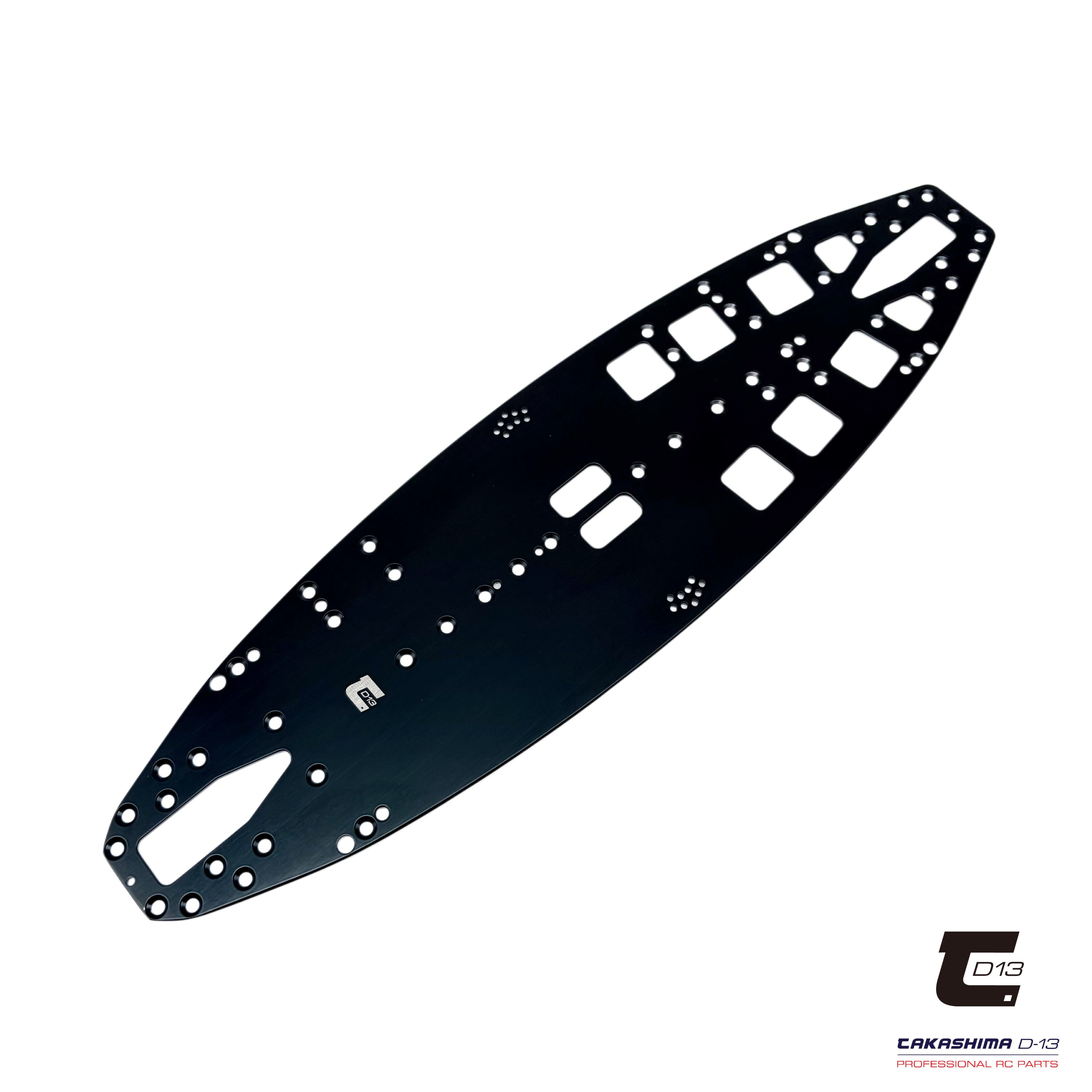 Takashima D-13 Titanium Chassis 1.5 mm for Awesomatix A800RR (105g) – Black