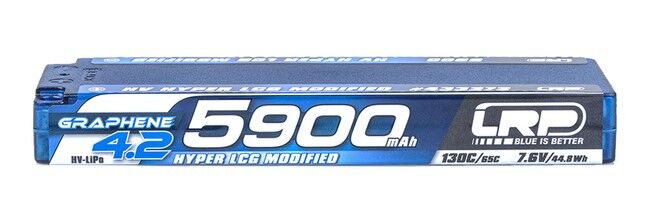 LRP-433272 LRP HV Hyper LCG Modified Graphene-4.2 5900mAh 7.6V 130C65C LiPo Akku - 217g (2)