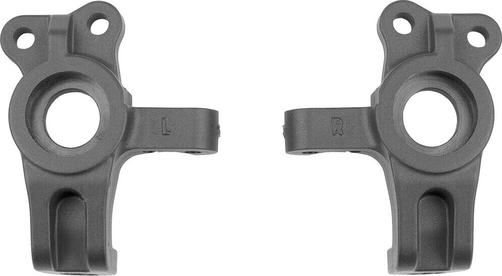Team Associated RC10B84 FT Carbon Steering Blocks, Adjustable KPI
