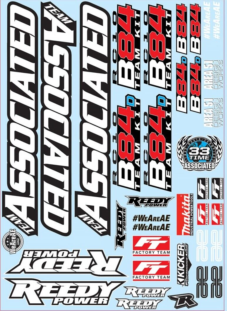 AE92553-Team-Associated-RC10B84-Dekorbogen