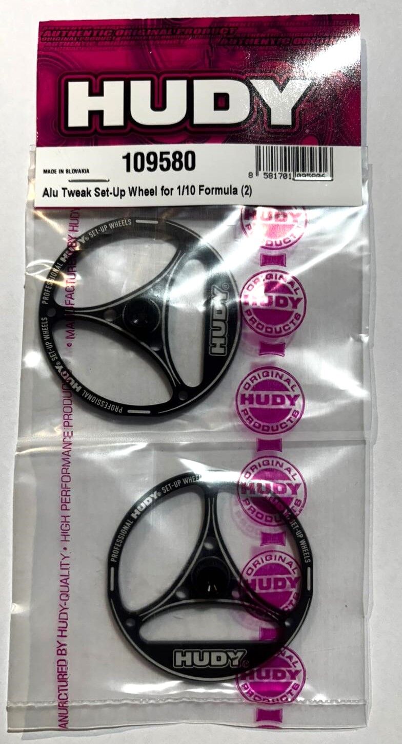 HUDY Aluminium Tweak Setup Wheels for 1:10 Formula (4)