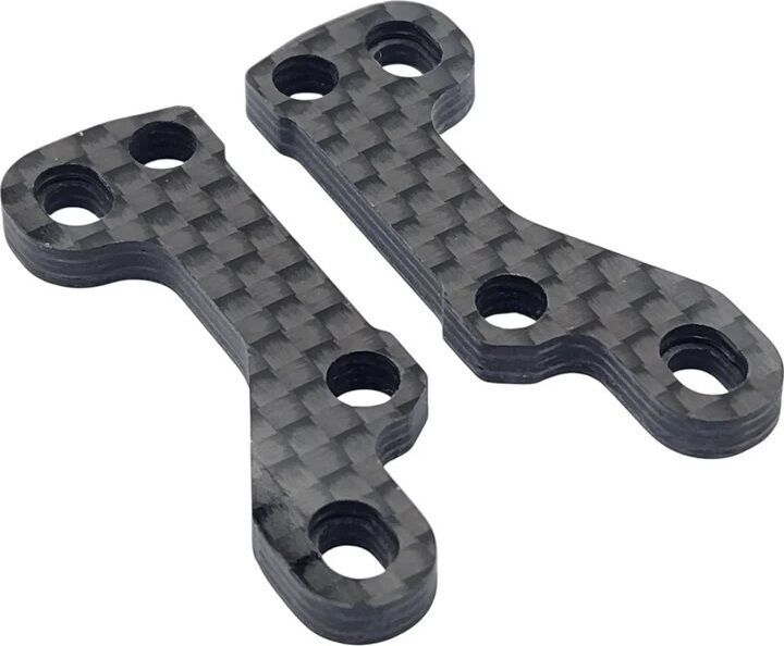 RC MAKER SP1 Carbon Front Upper Bulkheads -2mm Short Wheelbase (2)