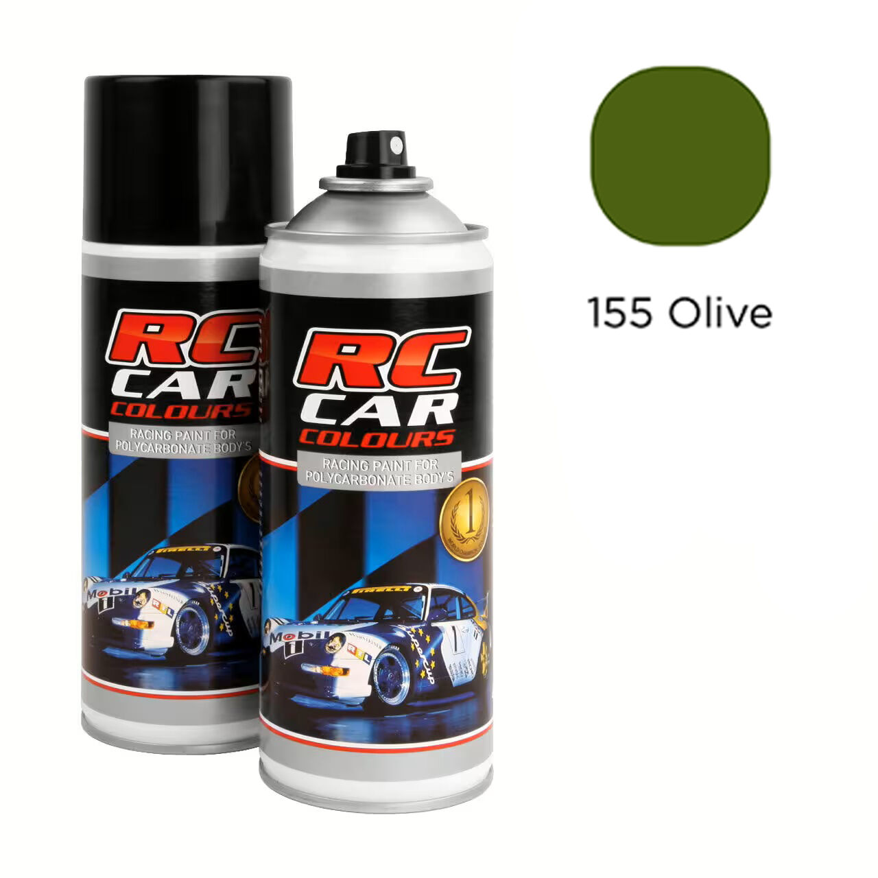 RC Car Colours Lexan Paint Spray 150ml – Olive