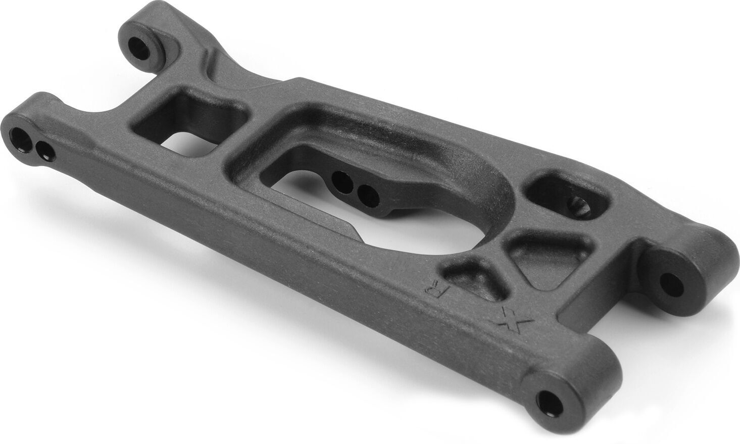 XRAY XB2-2025 Suspension Arm Front - LSM - Right - Short - Graphite (1)
