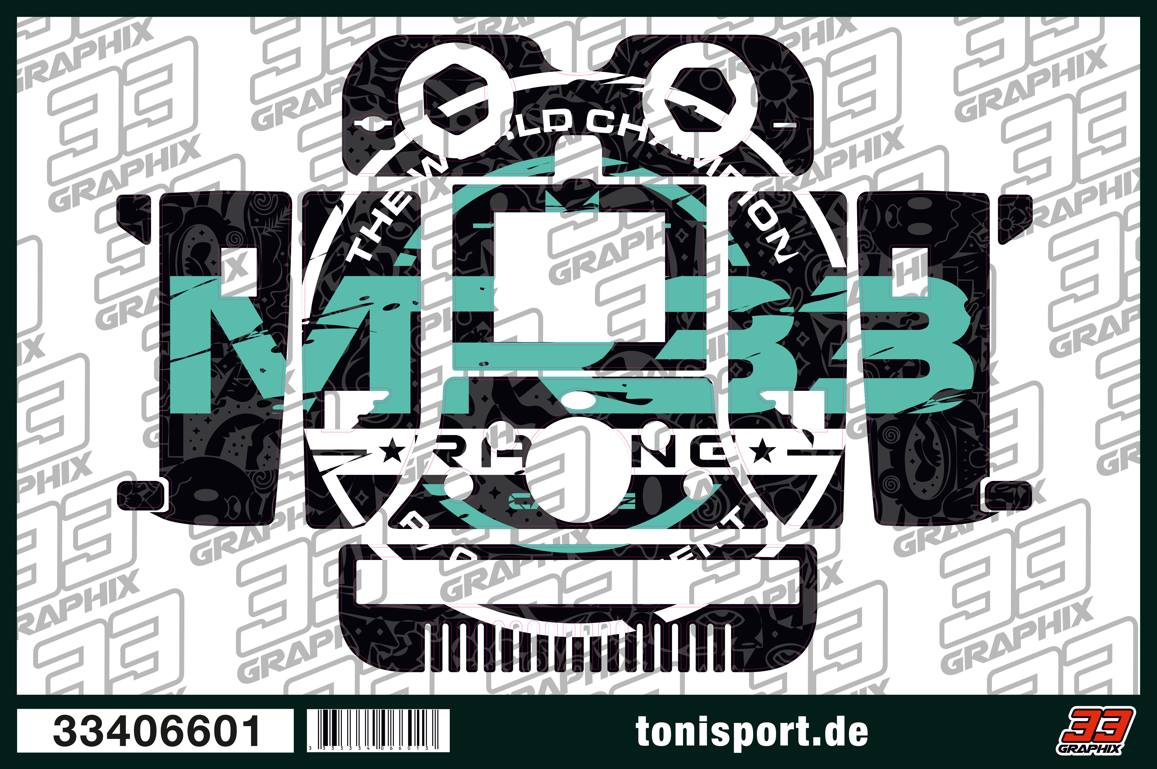 MR33 "goes Cayote" Junsi 456 & 458 Duo Aufkleberbogen by 33Graphix