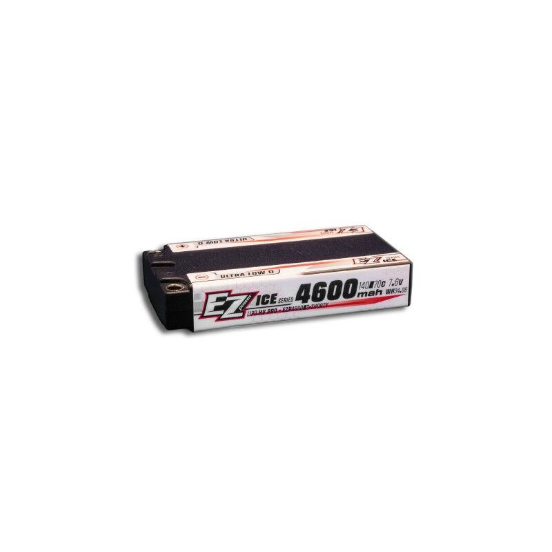 EZ Power Lipo 4600mah ULCG Shorty 7,6v 2s 140/70c HV PRO Ice Series - 5mm