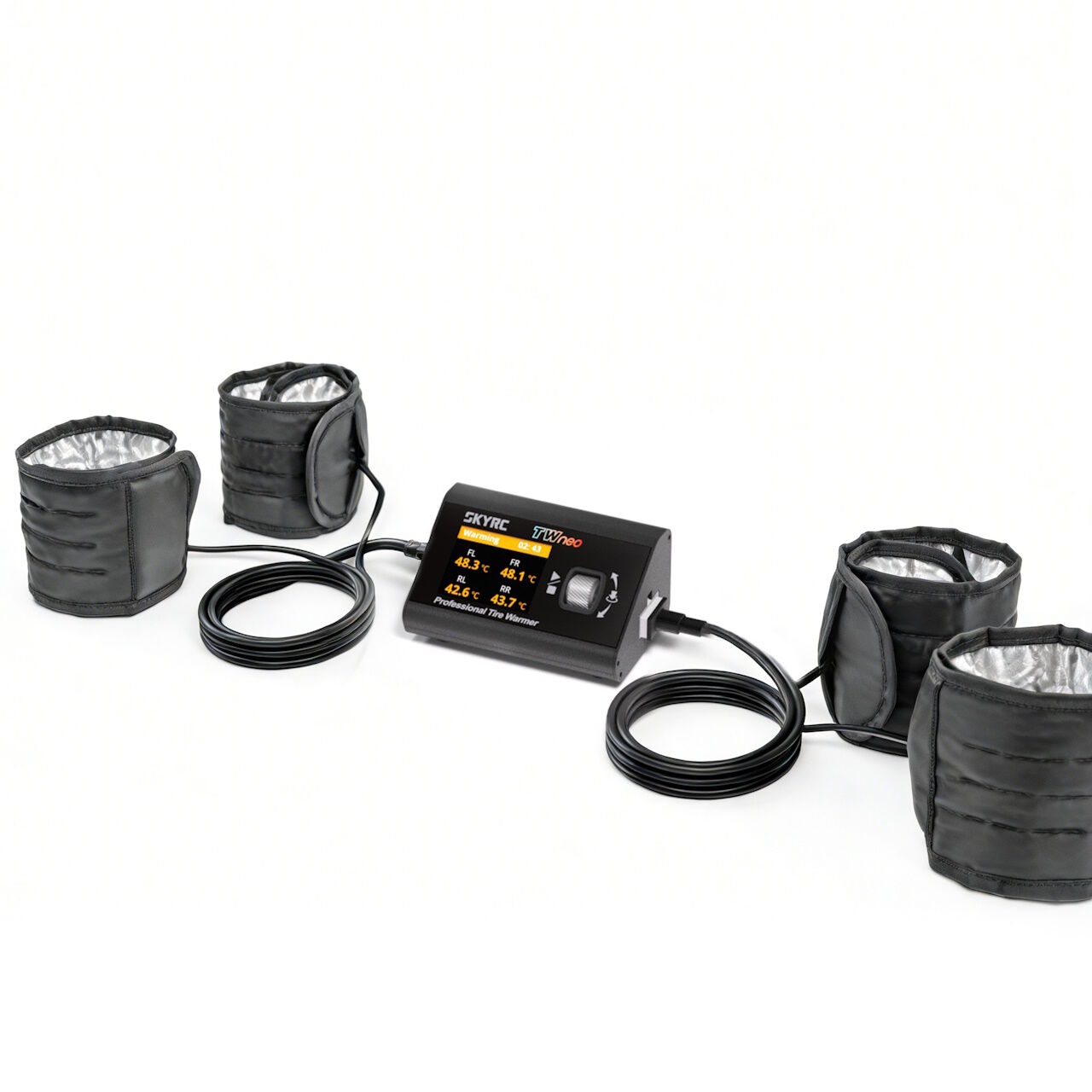 SkyRC Reifenwärmer TWneo mit Reifenheizdecke
