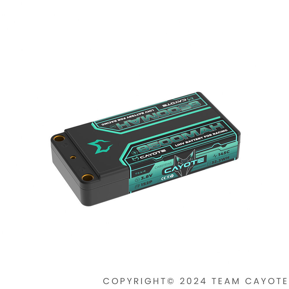 CAYOTE Racing 8500mAh 1S LiPo Akku 3,8V 145C 155g