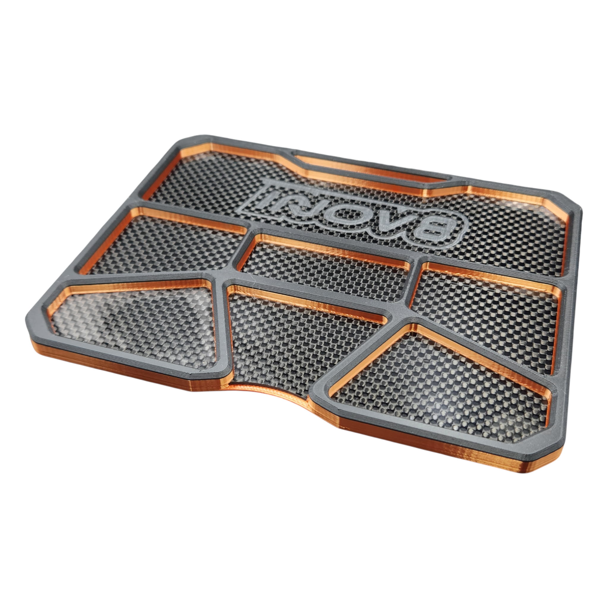 INOV8 3DX Kohlefaser Teileschale 161 x 126mm - Bronze