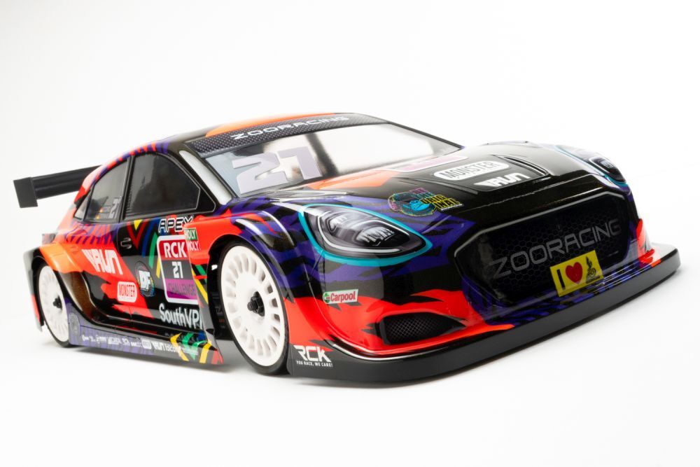 ZooRacing APEX 1:10 FWD Car 190mm Karosserie (unlackiert) 0,7mm - REGULAR