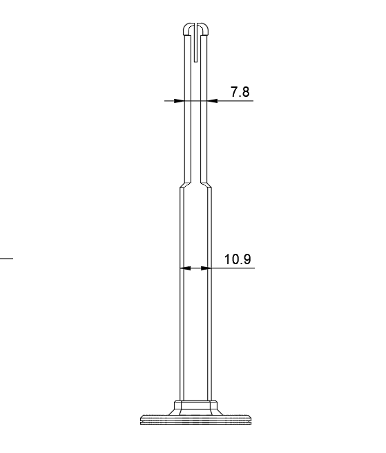 MR33 Reifenhalter Dimensions