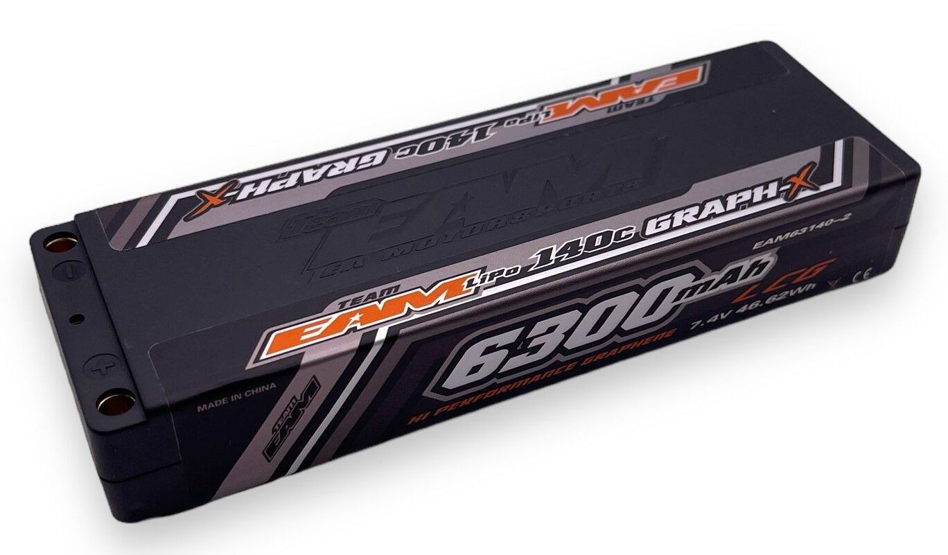 EAM-63140-2-Team-EAM-Graph-X-6300mAh-Hardcase-LCG-LiPo-140C-7-4V-283g eam-63140-2-team-eam-graph-x-6300mah-hardcase-lcg-lipo-140c-7-4v-283g