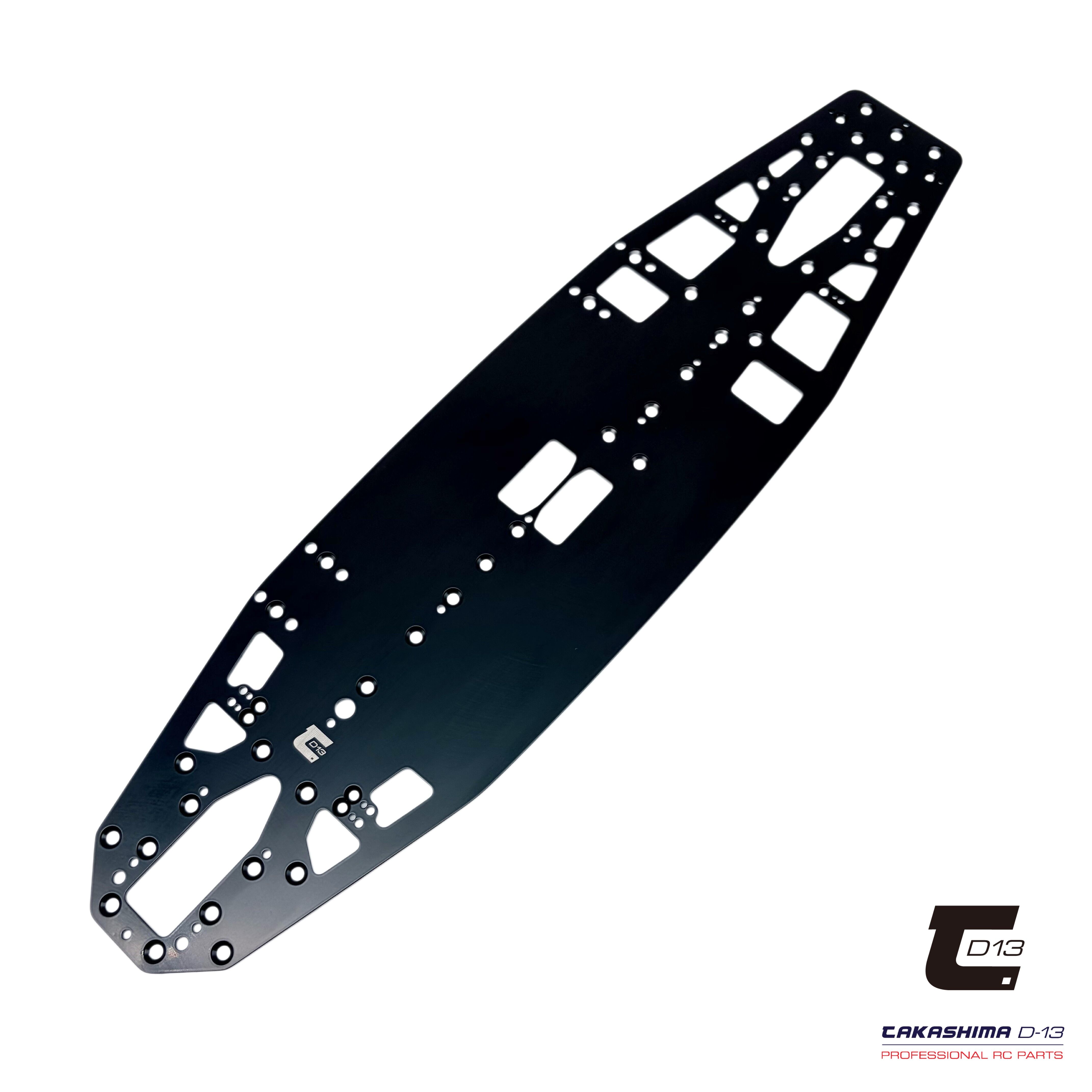 Takashima D-13 Titanium Chassis 1.5 mm for Schumacher Mi10 (122g) – Black