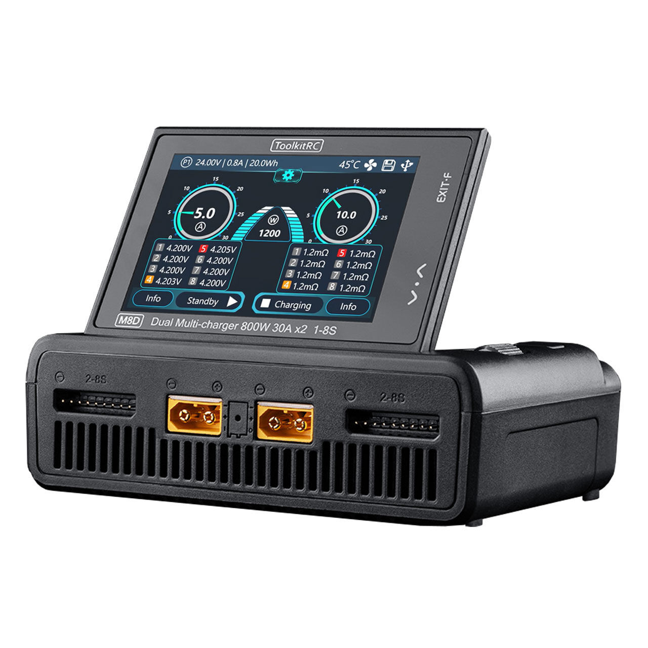 TK13000-ToolkitRC-M8D-LiPo-1-8S-30A-2-Kanal-Ladegeraet-DC-10-49V tk13000-toolkitrc-m8d-lipo-1-8s-30a-2-kanal-ladegeraet-dc-10-49v