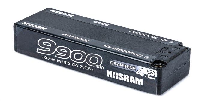 Nosram HV Modified Graphene-4.2 9900mAh 7.6V 130C/65C LiPo Battery - 336g