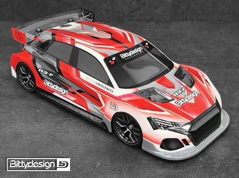 Bittydesign A3-F 1:10 FWD Body Clear 190mm ULT - Ultra Light Weight 0.5mm