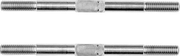 Team Associated TC8 FT Titanium Turnbuckles M3x46mm (2)