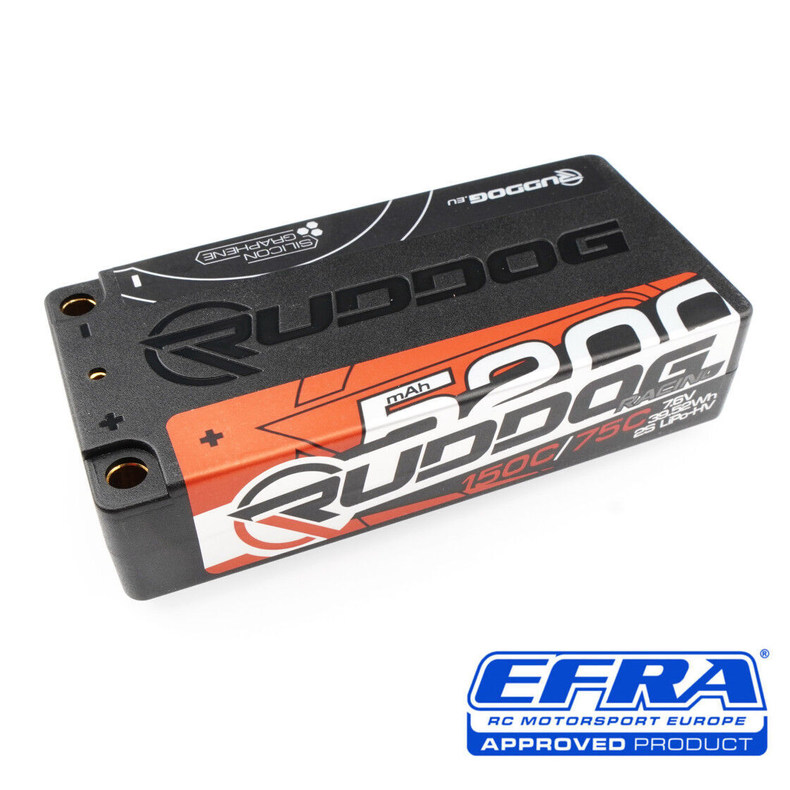 RD-RP-0752-RUDDOG-Racing-5200mAh-Shorty-Pack-7-6V-150C75C-195g rd-rp-0752-ruddog-racing-5200mah-shorty-pack-7-6v-150c75c-195g