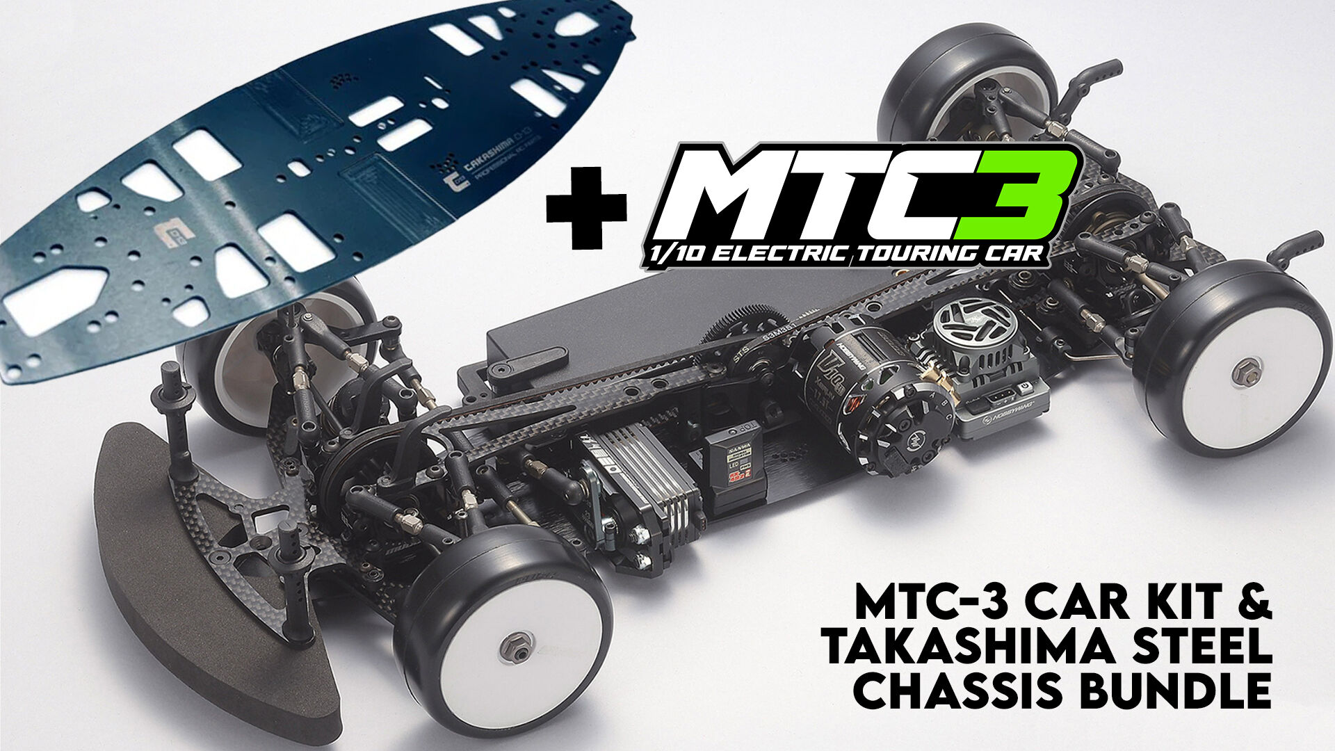 Mugen Seiki MTC-3 Touring Car Kit 1:10 PLUS Takashima 1.1mm DLC Steel Chassis