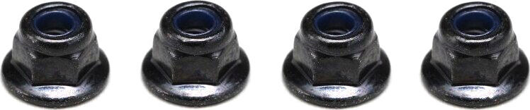 Yokomo Flanged Nylon Lock Nut M3 (4)