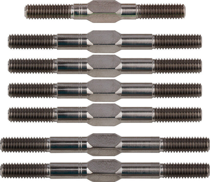 Team Associated RC10B74.2 FT Titanium Turnbuckle Set, 3,5mm (7)