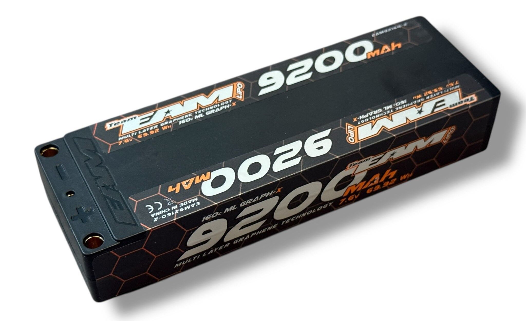 Team EAM - Multi Layer Graph-X 9200mAh - 160C -  7,4V - 327g, - 25,1mm - 2S LiPo