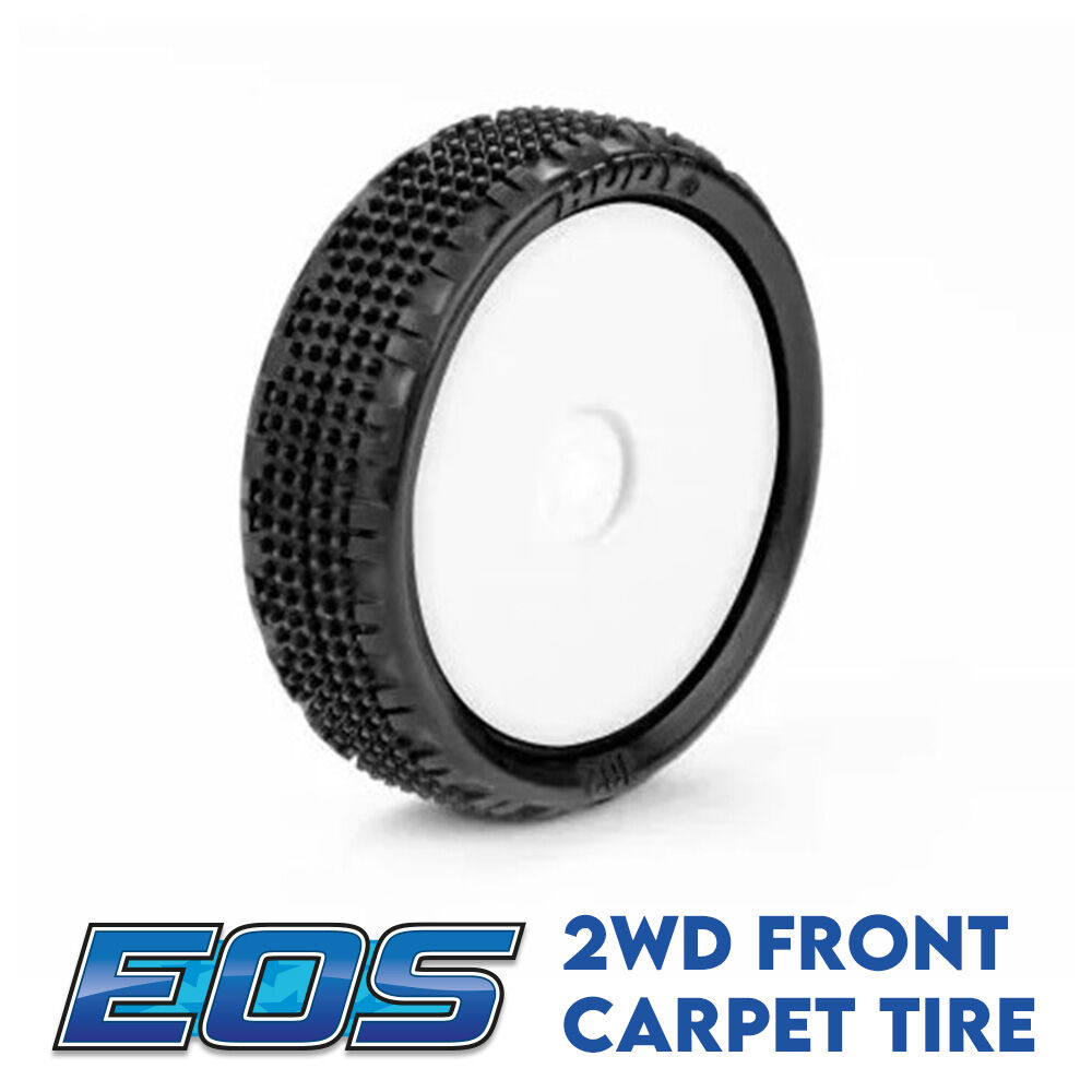 HUDY 2WD Carpet Offroad Front Tire 102 Medium Pre-glued 1:10  (2)